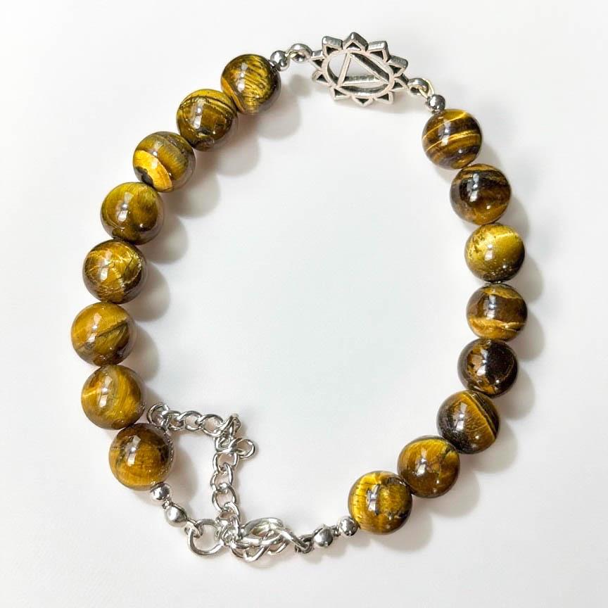Men's Tiger Eye Natural Stone Bracelet Set - Wealth-Attracting Hand-Woven Adjustable Jewelry for Couples