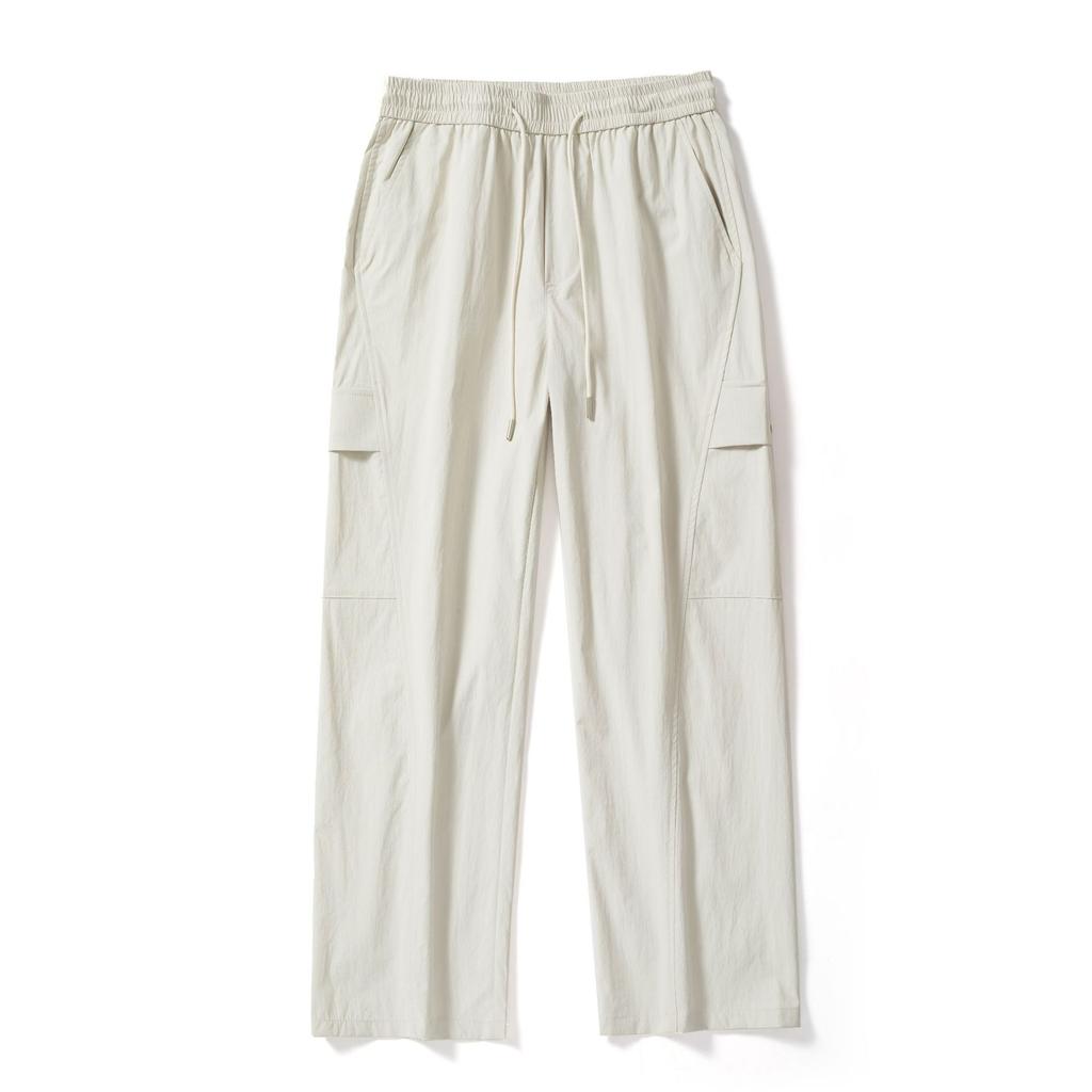 Mingge | Summer new outdoor sports casual paratrooper pants men's solid color versatile loose straight overalls