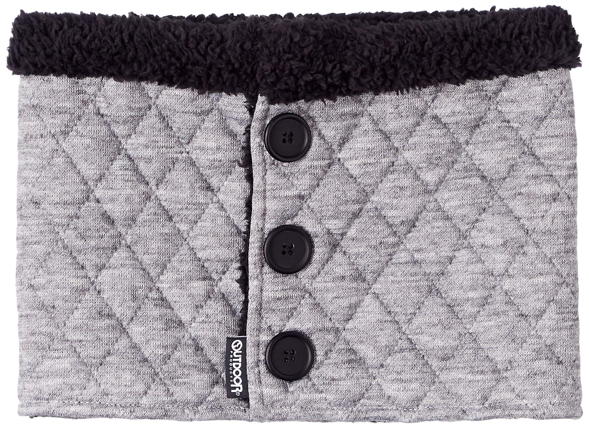 

[На открытом воздухе] [Товары для активного отдыха] OUTDOOR PRODUCTS Шарф-манишка с простежкой и внутренней подкладкой из боа, серый, 768-0048, свободный размер