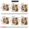 2pcs,2D Plane Printing Curtains&Window Treatment Vintage Santa Claus Versatile Polyester Fabric (without Rod) Outdoor