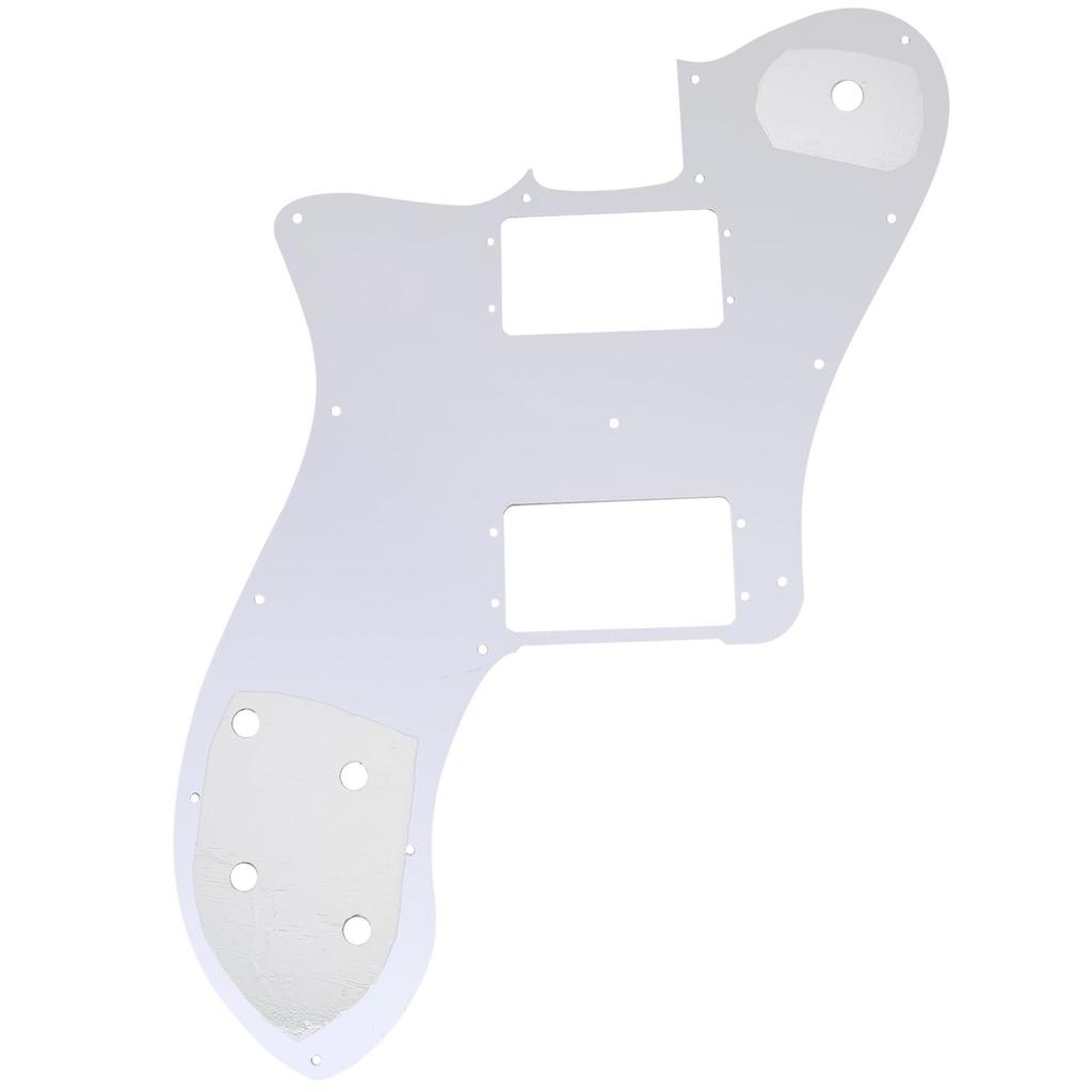 Musiclily Pro 15-Hole Telecaster Pickguard, Wide Range, 2-Humbucker Mount, for Fender Mexican 72 Tele Deluxe Electric Guitars, Brown Tortoiseshell,