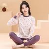 Children's Pure Cotton Thermal Underwear Set - Boys and Girls Pajamas for Autumn