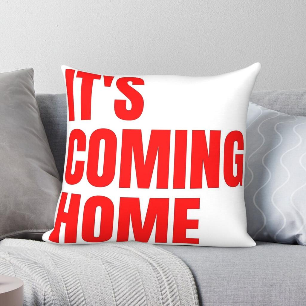 Its Coming Home Square Pillowcase Polyester Linen Velvet Creative Zip Decorative Bed Cushion Cover x