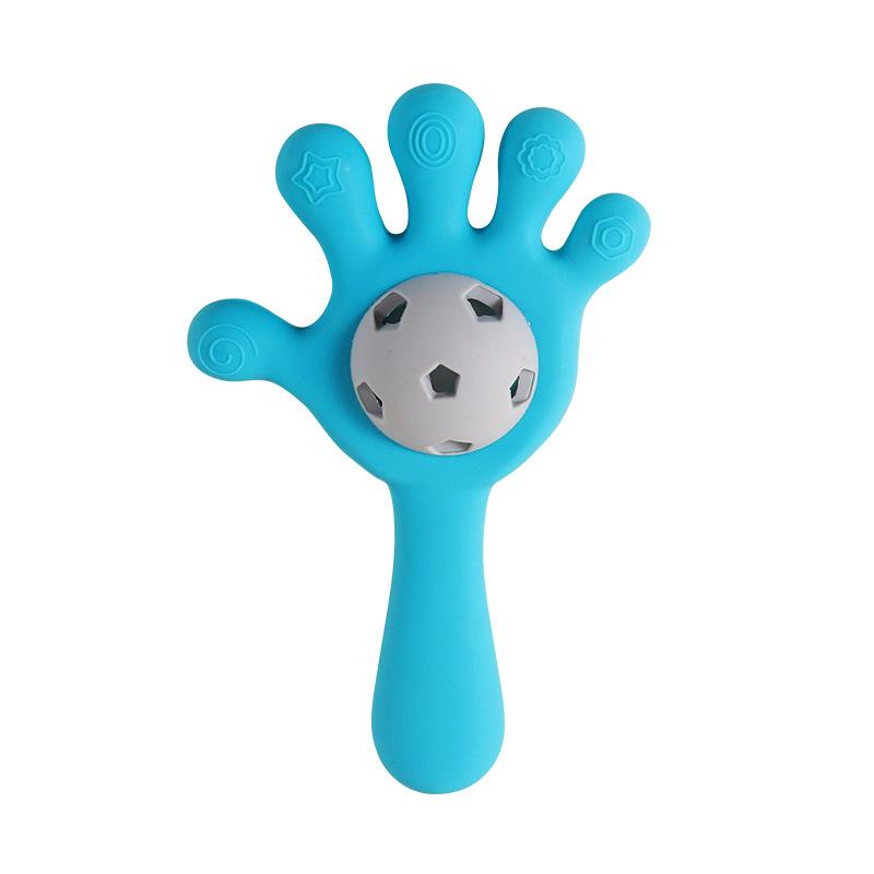 

1pc Baby Palm Silicone Teether Toys Babies Accessories Newborn Sucking Chew Toys Nipple Holder Baby Nursing accessoire зелений
