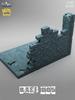 Nuts Planet 1/35 Scale General-Purpose Display Base 5 Collapsed Brick Wall Resin Kit TA35005 (Scenery)
