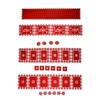 Christmas Table Runner Placemat Heat Protection Water Absorption Felt Table Runner Placemat