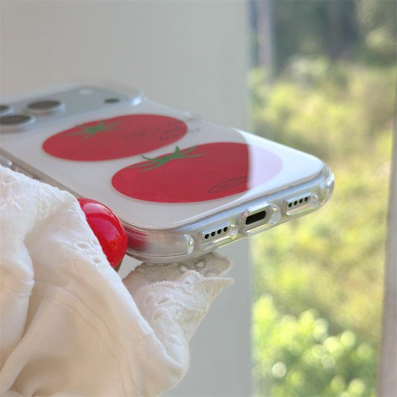 Fresh Tomato Design Phone Case for iPhone 17/16ProMax/15/14