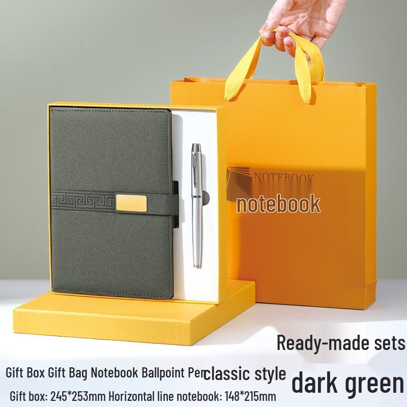 A5 Custom Logo Notebook Gift Set - High-Quality Business Diary with Gift Box