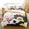 Anime How to Keep a Mummy Bedding Set Twin Queen Size Duvet Cover Pillowcase for Boys Girls Kids Adult Home Textile