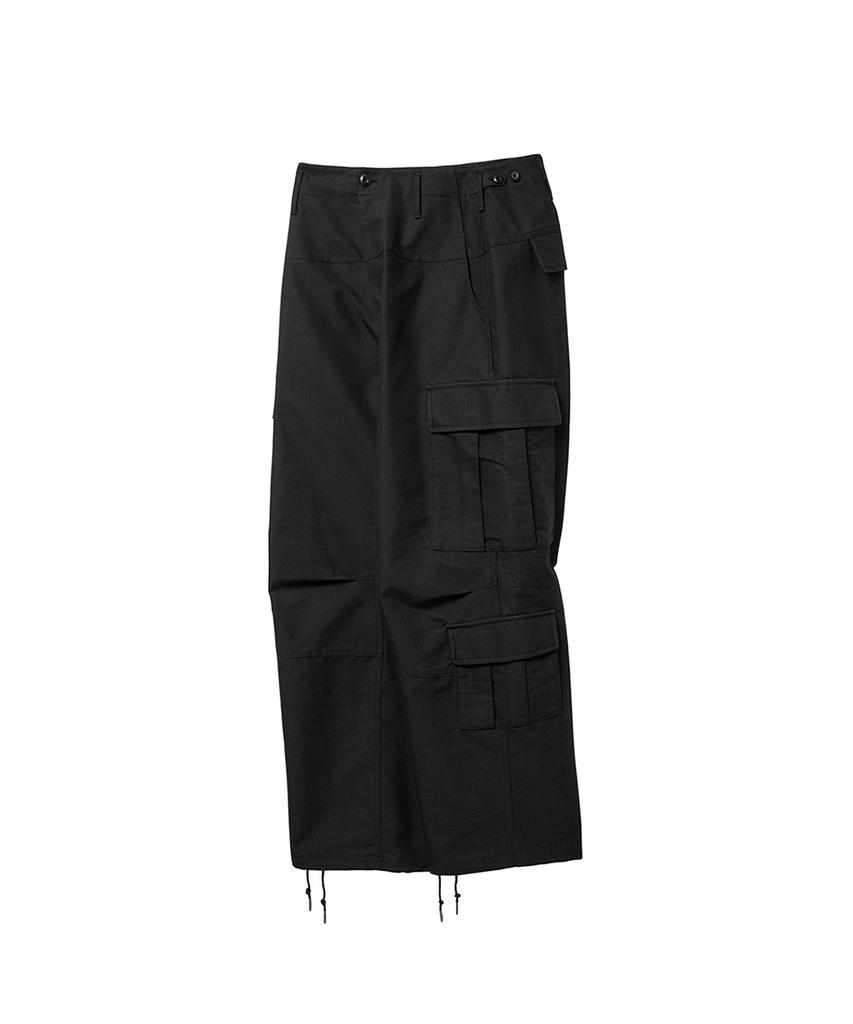 YOUCHE PRET A PORTER Sq Field Cargo Trousers Black