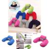 Luxurious Inflatable Travel Pillow Set With Eye Mask And Earplugs For Airplane Comfort