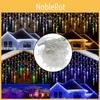 Led Icicle Christmas Lights Window Falling Rain Outdoor Garden Party Decor Home