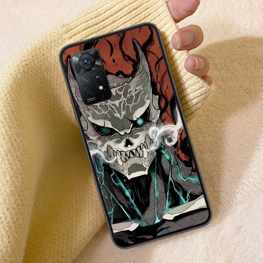 Kaiju No. 8 Anime Phone Case For Redmi Note 13 14 15 Pro Plus 12 13C 12C 15C 9 10 10C 9T 9C 9A TPU Soft Cover Clear Cell Cases S