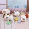 Kawaii Azuki Blind Box Bean Curd Small Siam Daily Fashion Play Cute Mystery Box Hand Action Doll Cat Ornaments Children Gift