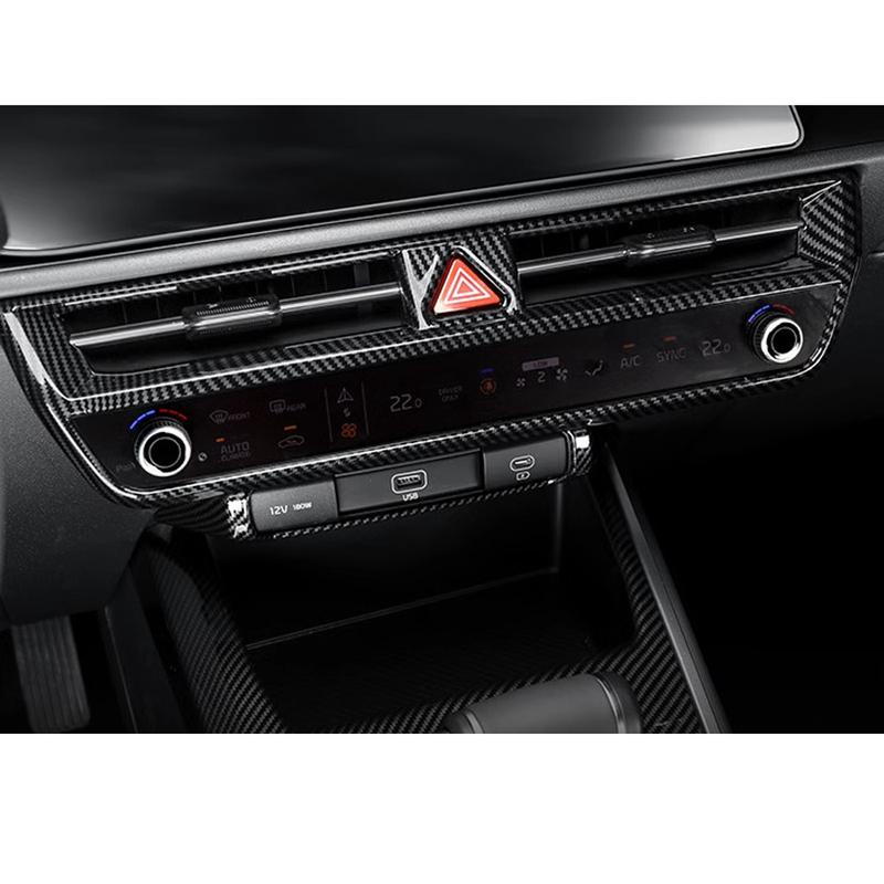 Für Kia Niro SG2 2024 ABS Griffschale Schalthebelblende Hinterer Becherhalter Lüftungsgitter Zierleiste Armlehnen Zubehör