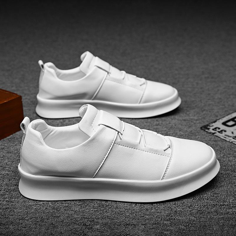 Autumn and winter new casual low-top student board shoes fashion work shoes four seasons sports white shoes men