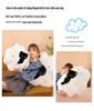 Cross-border Luo Xiaohei Plush Pillow Cushion and Office Backrest Doll Gift
