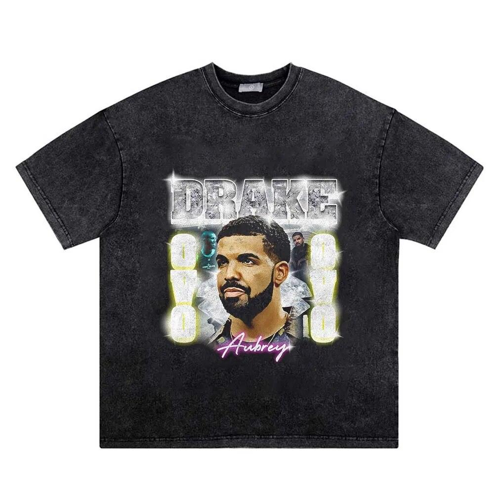 

Hip Hop Streetwear Singer Portrait Print Vintage Washed Short Sleeve Men Tshirt Harajuku T Shirt Cotton Tshirt Oversized Top Tee