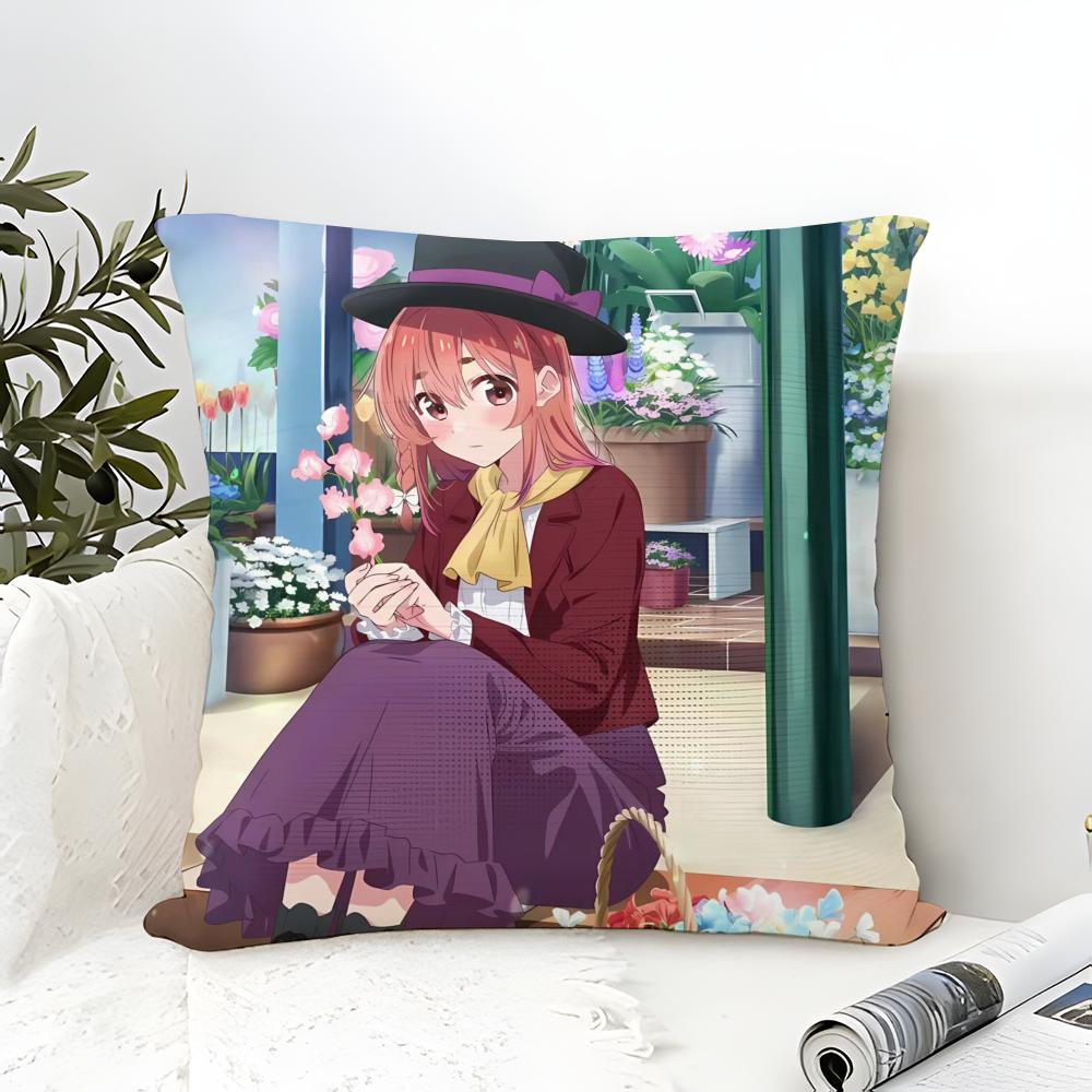 RentAGirlfriend KKanojo Okarishimasu Pillow Case linen pillow case sofa home decor cushion cover cushion cove