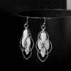 Women Bohemian Style Leaves Ear Drop Earring