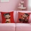 Animated Movie Nezha Cushion Cover Comfortable Reversible Pillow Cover Ideal for Car Sofa Bedroom & Beyond