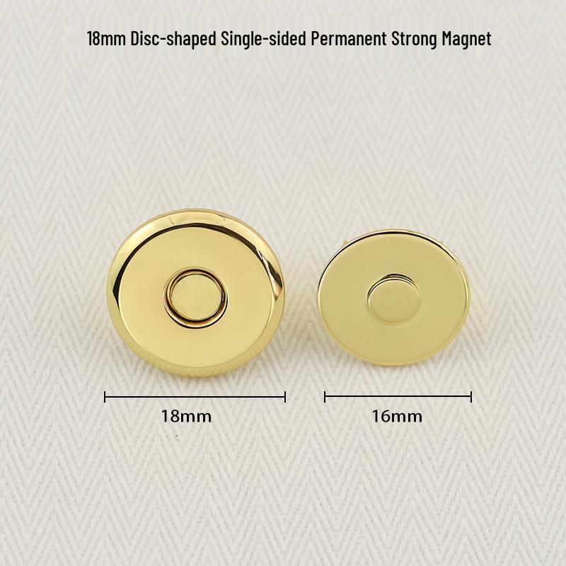 DIY Strong Magnetic Snap: Invisible, Sew-Free Button for Handmade Leather Bags