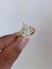 925 Sterling Silver Classic Elegant Lace Marquise Zircon Ring For Women Engagement Wedding Luxury High Quality Fine Jewelry