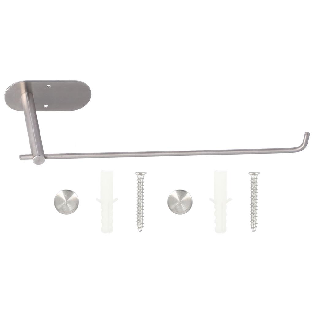 Frischhaltefolienhalter Edelstahl Wandmontage Papierhandtuchhalter Papierrollenhalter für Küche Badezimmer