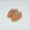 EXO 20CM Cotton Doll Shoes: Leather Shoes for Dali Li 6-Point BJD, Size 4.8x2.8CM