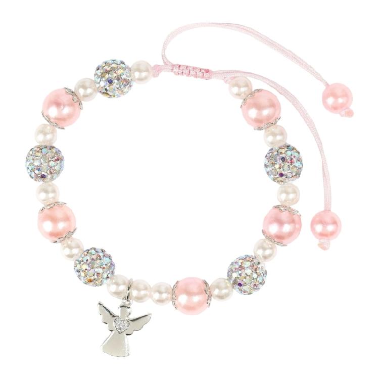 Heavenly Angel Wing Jewelry Set For Girls Communion Silver Bracelet Elegant First Communion Accessories