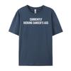 Currently Kicking Cancers Ass Motivational Graphic Tee Shirt Luxury Designer Mans Short Sleeve Tee Classic