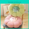 Plush Teddy Toy Animal Cushion Embroidered Design Children Room Nook Reading
