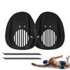 1 Paar Ergonomische Schwimm-Handpaddel mit Verstellbaren Riemen Tauchhandschuhe Schwimmzubehör