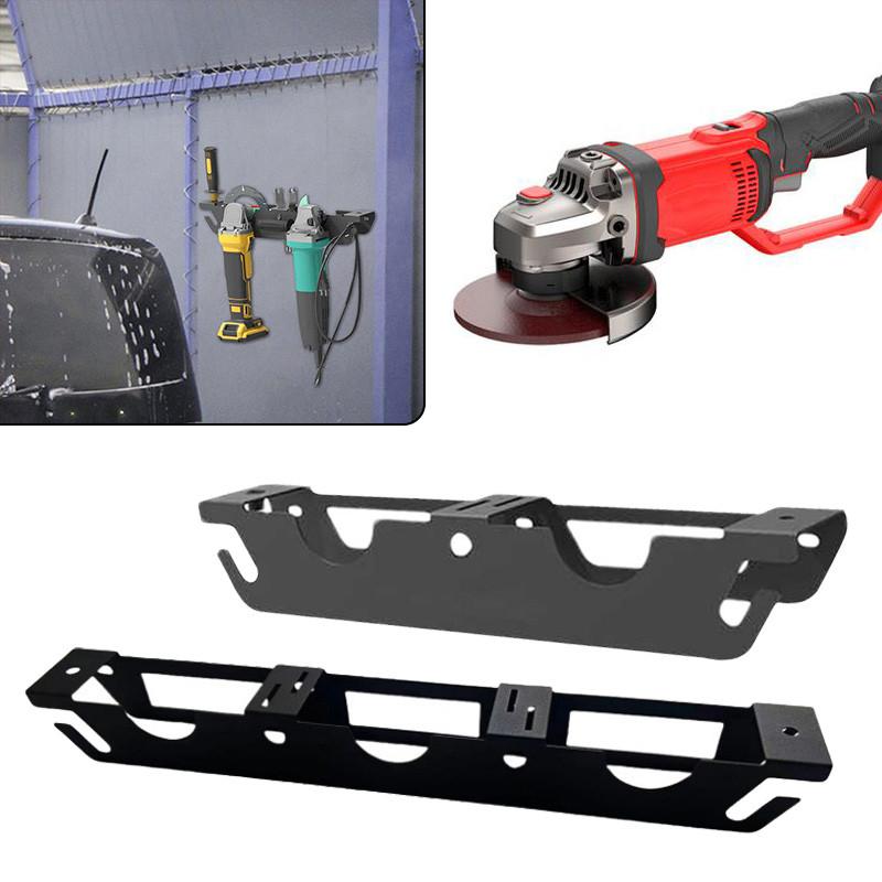 Winkelschleifer-Aufbewahrungsregal, platzsparender Schleiferständer mit Kabelaufhänger, Winkelschleifer-Rack, stabiler Poliererhalter