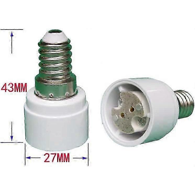 Set of 4 E14 To G4 MR16 GU5.3 GU4 Base Adapter for LED or Halogen Bulb