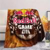 New York Red Bulls Printed Flannel Blanket, soft throw for bedroom sofa, washable,soccer fan merchandise, great gift.