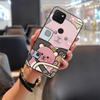 Anti-dust Silicone Phone Case For TCL T-Mobile Revvl 5G Cartoon Couple Full Wrap Dirt-resistant Anti-knock TPU Durable