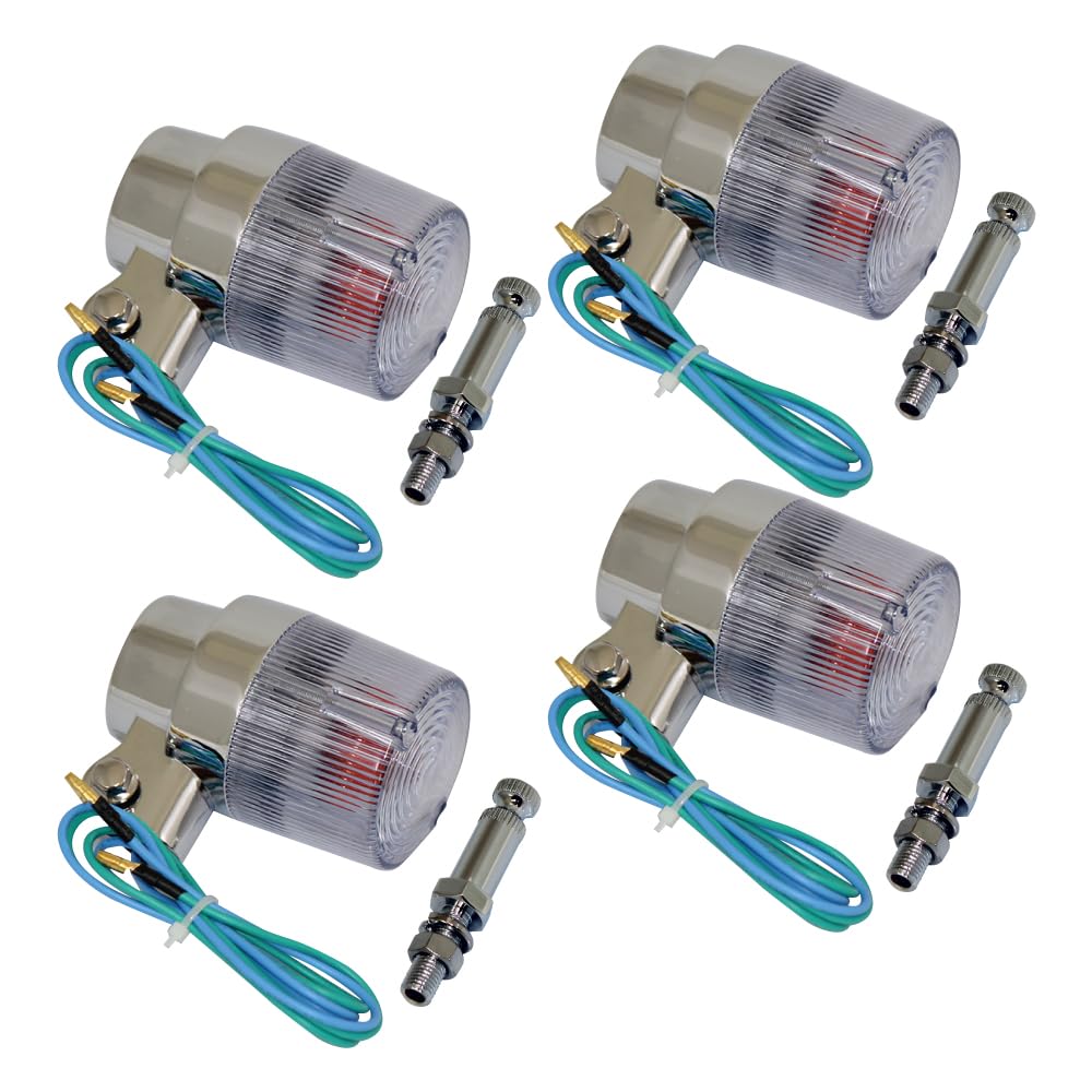 

MADMAX Универсальный круглый европейский поворот с монтажным комплектом из 4 сигналов, прозрачный, кронштейны,