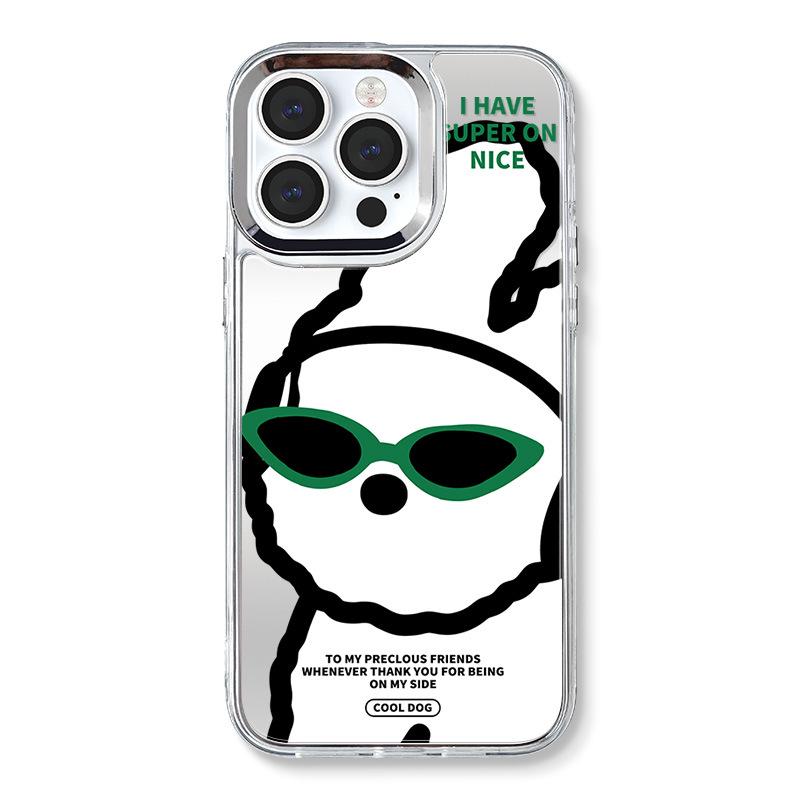 

Чехол Zhitai Cartoon Three-in-One Mirror для iPhone 12–15 Pro/Max iPhone XR