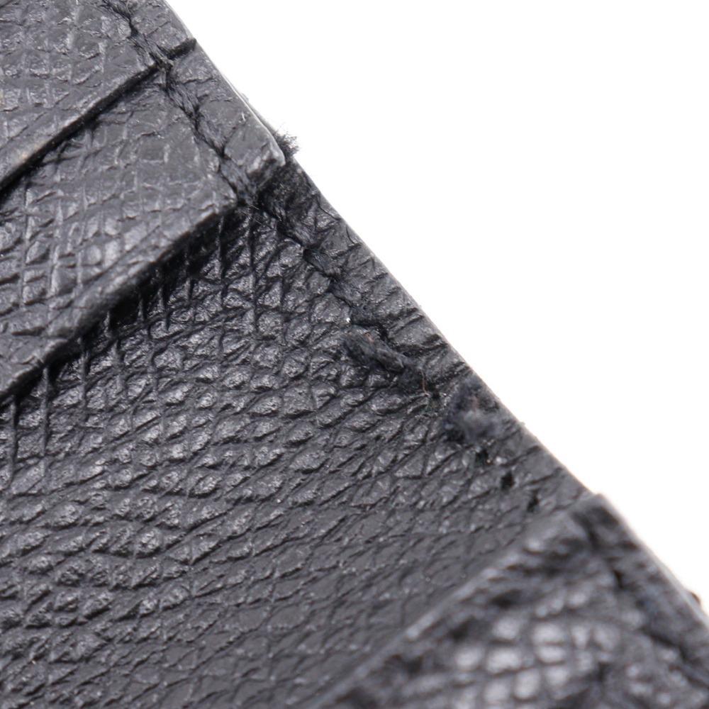 HERMES Bean Purse Black / SilverHardware Courchevel unisex Used