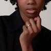 Cartier C De  Classic Letter Ring Unisex Ring Platinum B4054000