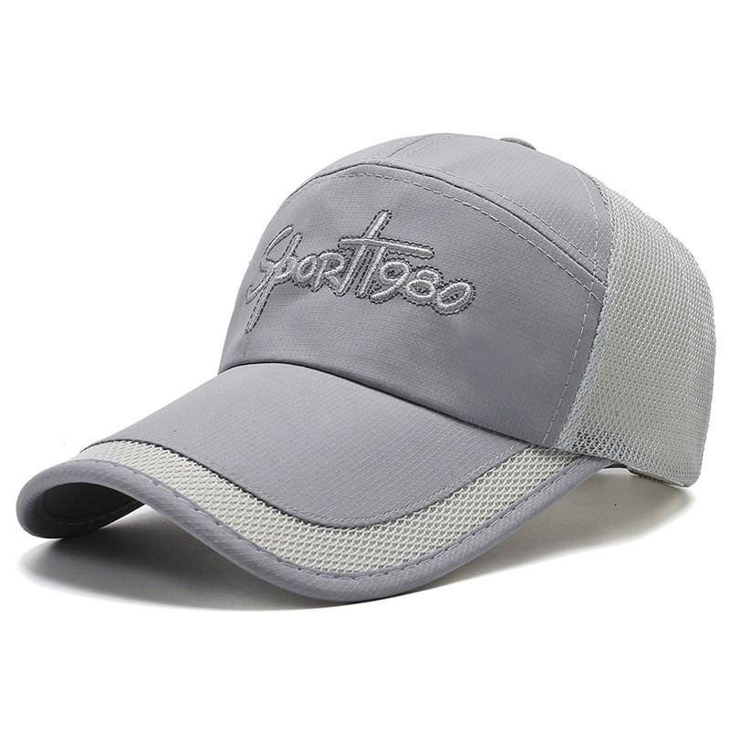 Letter Embroidery Sport Baseball Cap Summer Outdoor Breathable Protection Sun