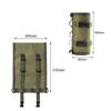 Fuel Bottle Holder Propane Tank Pockets Feature Heavy Cylinder Holder Tank Cover Rigg Saddlebags Fuel Bottle for Trails