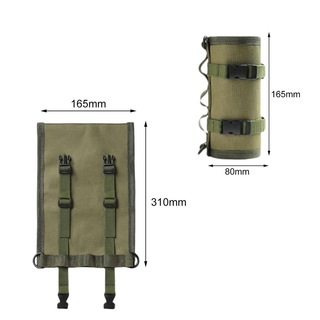 Fuel Bottle Holder Propane Tank Pockets Feature Heavy Cylinder Holder Tank Cover Rigg Saddlebags Fuel Bottle for Trails