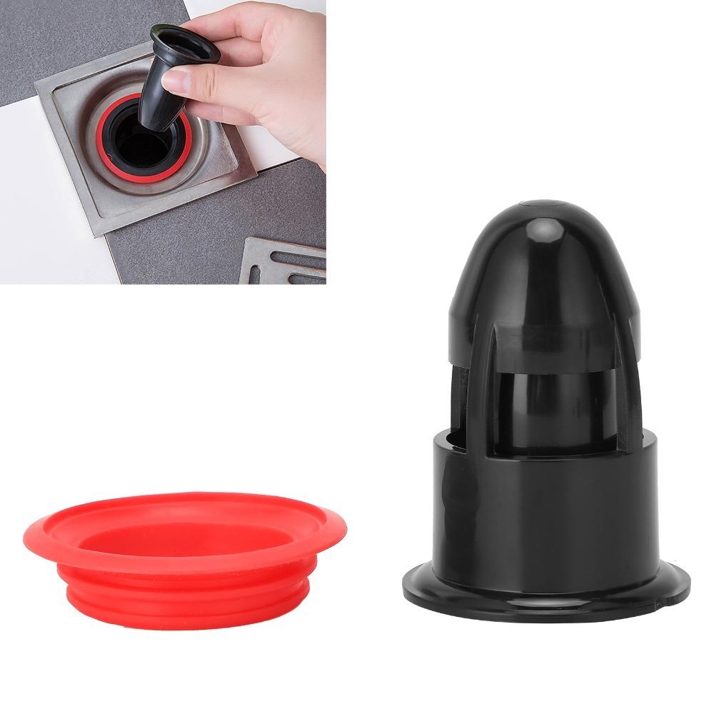 2 Pack Anti-Odor Sewer Drain Core Anti-Clogging Shower Drain Plug Easy Install Hair Catcher  Laundry
