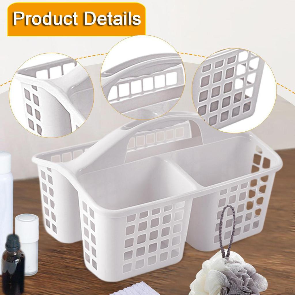 Coș de duș Organizator de baie Coș multifuncțional, cu compartimente, Depozitare tip geantă