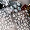 Winter Bestseller 3D Snowman & Snowflake Nail Art Stickers