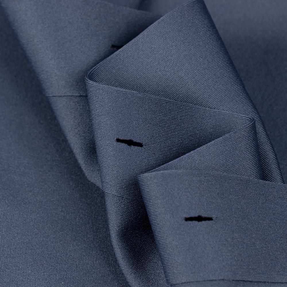 Sumptuously Comfortable Nylon And Spandex Blend Solid Men's Breathable Slightly Stretch Long Sleeve Button Up Business Shirts