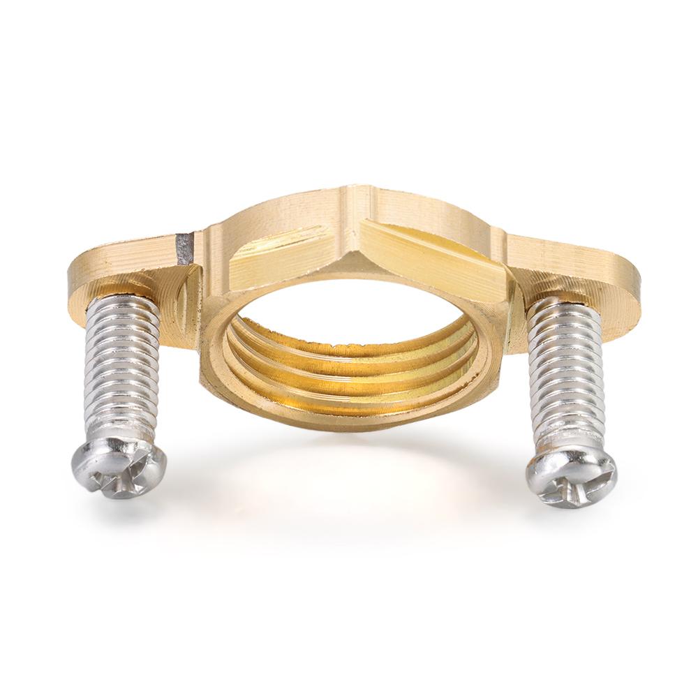 1Set Brass Faucet Fixing Tool Set O Type Fastener Mounting Nut Kit Faucet Repair Kit Antiloosing Cap Fastening Circlip Washer