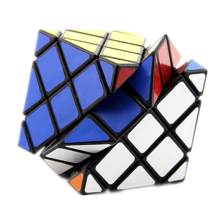 Lanlan 8 Axis Hexahedron 6 Surface Twisty 4Layers Skewbed Magic Cube Speed Puzzle Antistress Toys For Children Cubo Magico Gift